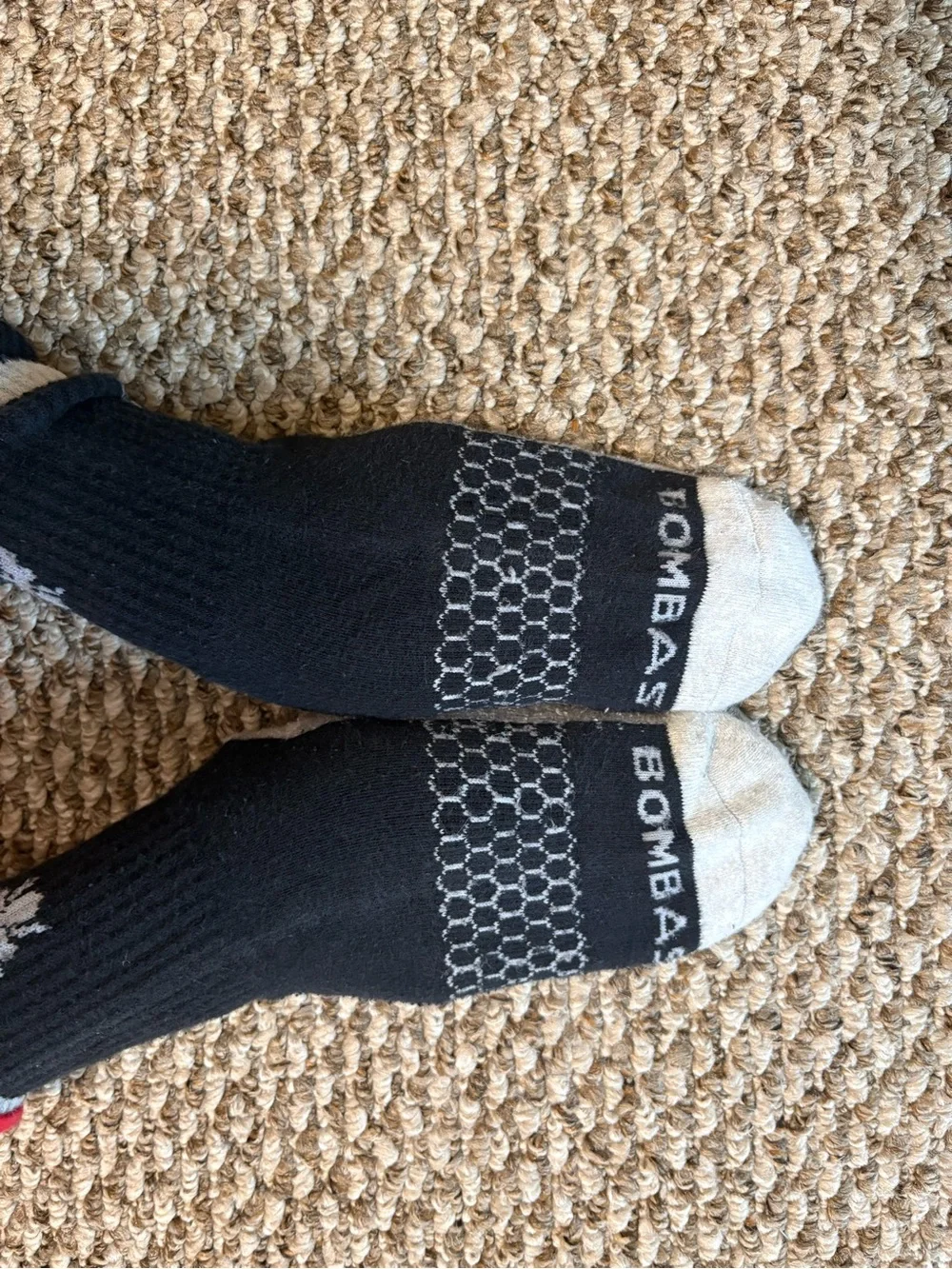 Performance Crew Socks - Black, Gray & White - Bombas - child size